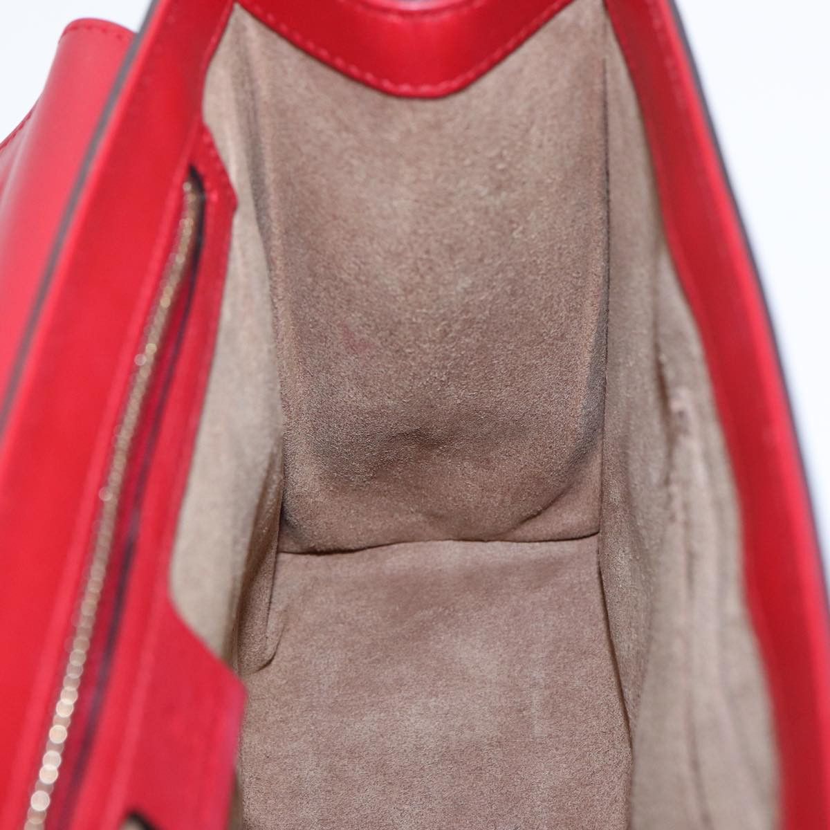 Gucci Padlock Red Leather Shoulder Bag (Pre-Owned) Size ONE SIZE - 19 Thumbnail