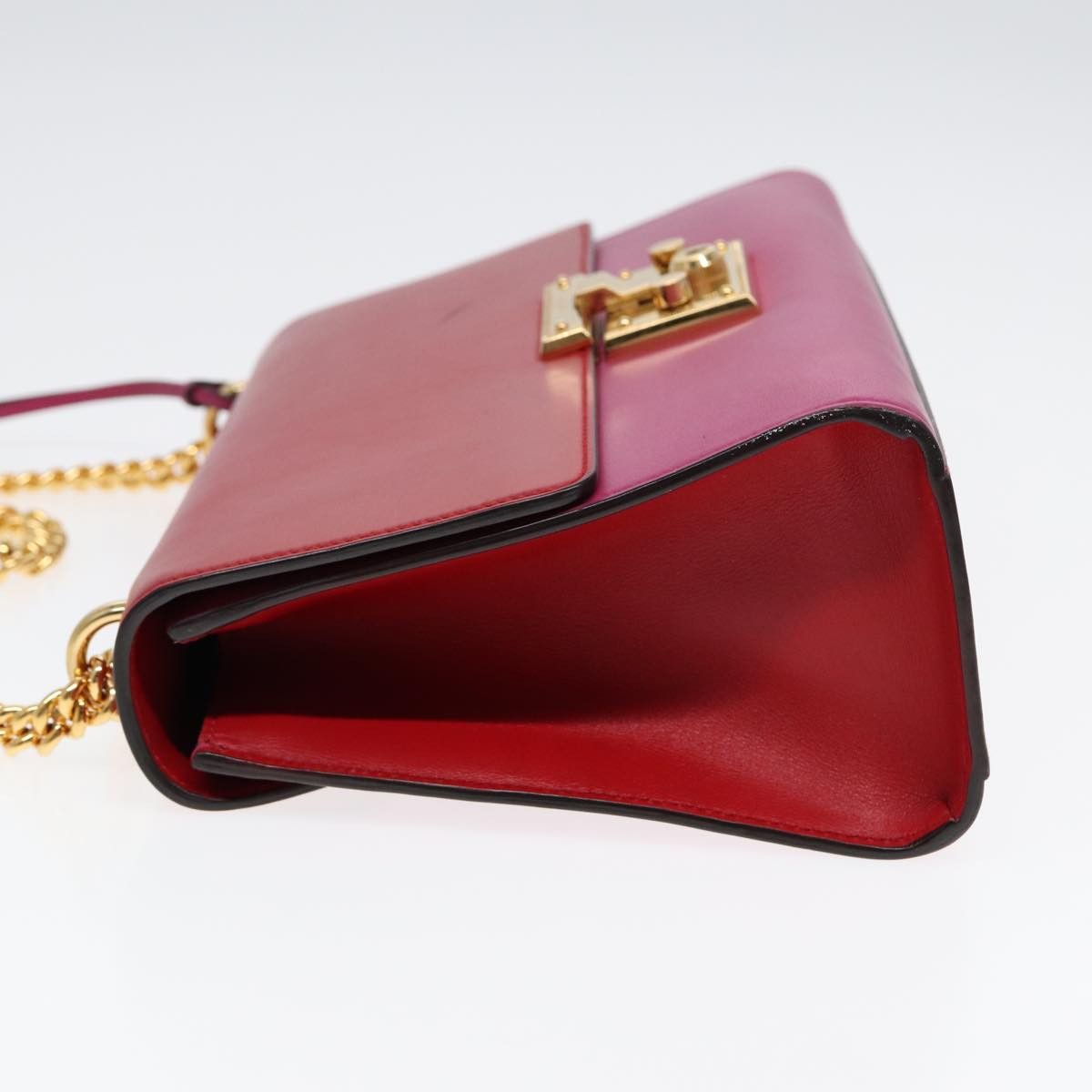 Gucci Padlock Red Leather Shoulder Bag (Pre-Owned) Size ONE SIZE - 8 Thumbnail