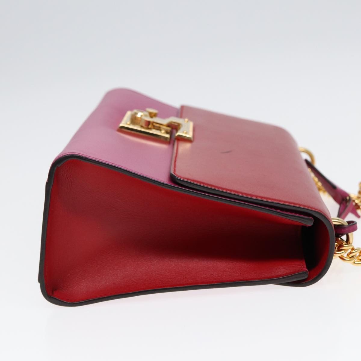 Gucci Padlock Red Leather Shoulder Bag (Pre-Owned) Size ONE SIZE - 9 Thumbnail