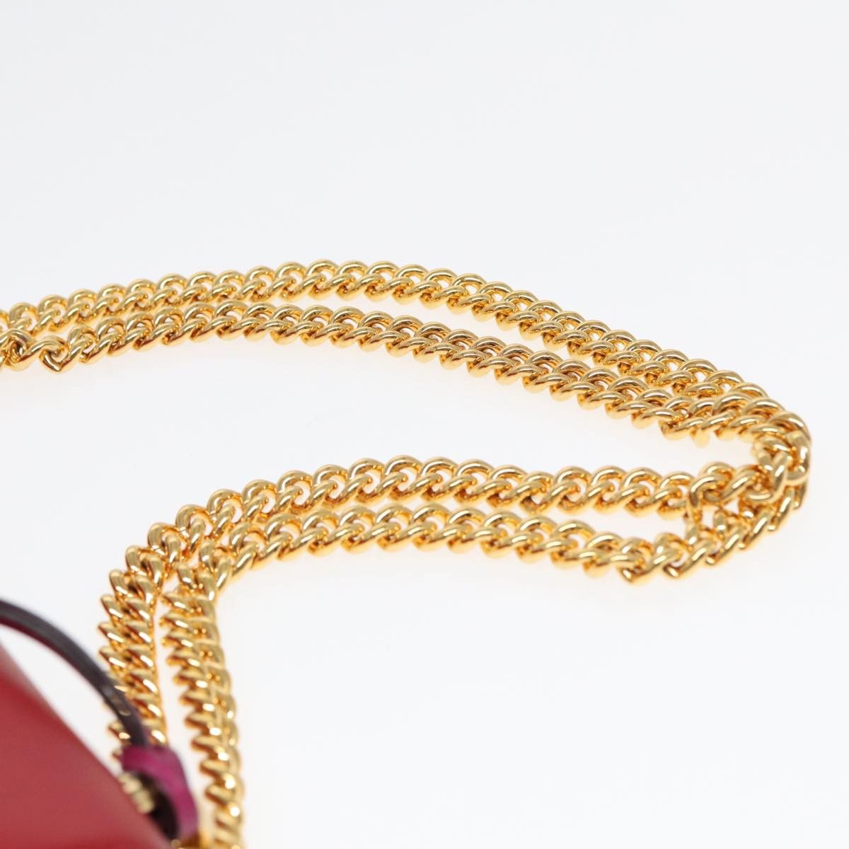 Gucci Padlock Red Leather Shoulder Bag (Pre-Owned) Size ONE SIZE - 12 Thumbnail