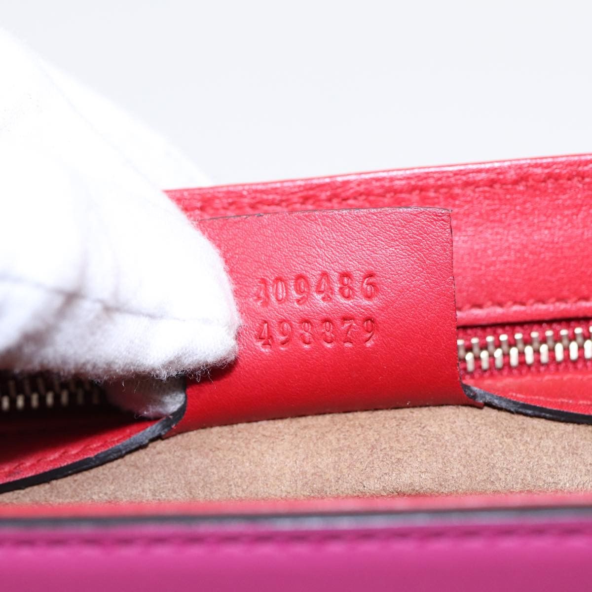 Gucci Padlock Red Leather Shoulder Bag (Pre-Owned) Size ONE SIZE - 5 Thumbnail