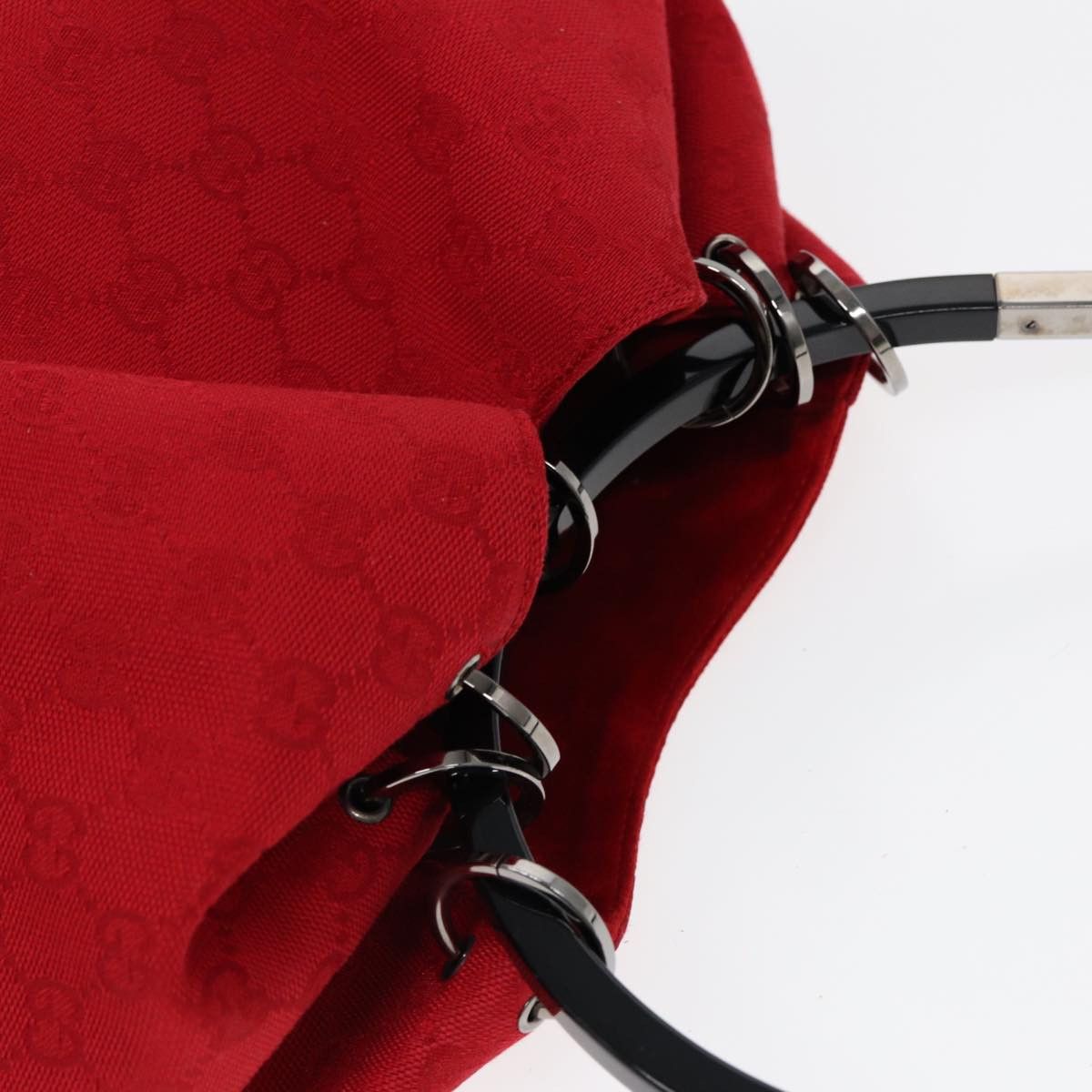 Gucci Gg Canvas Red Canvas Shoulder Bag (Pre-Owned) Size ONE SIZE - 9 Thumbnail