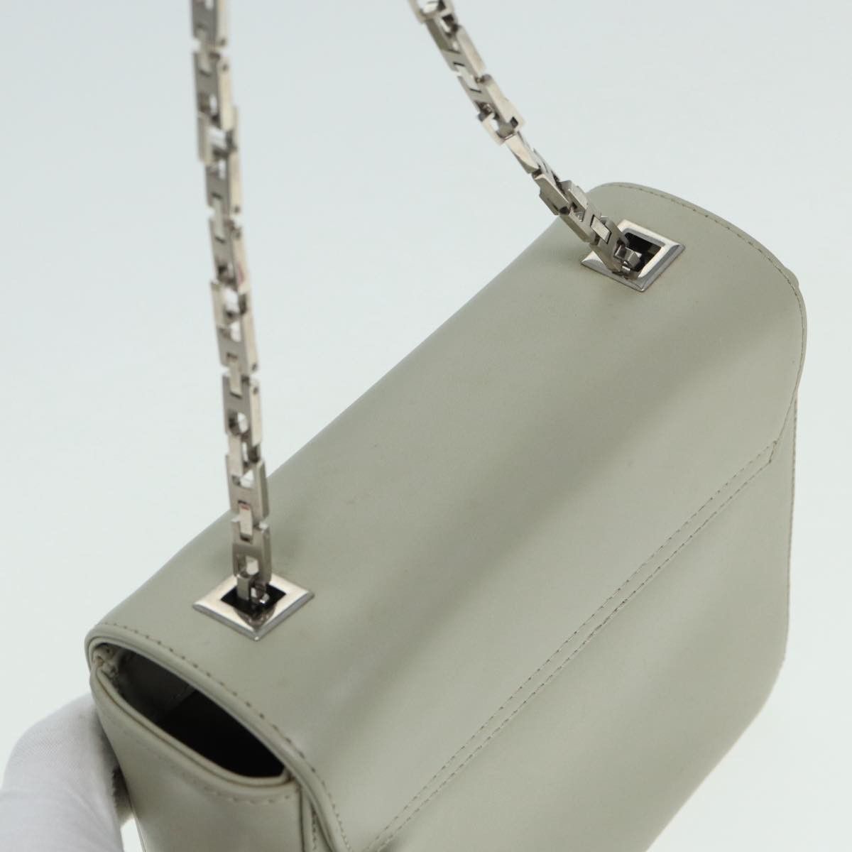 Bally Grey Leather Shoulder Bag (Pre-Owned) Size ONE SIZE - 8 Thumbnail