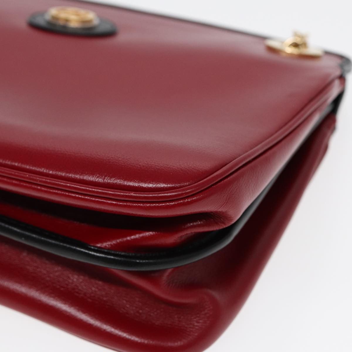 Gucci Marina Red Leather Shoulder Bag (Pre-Owned) Size ONE SIZE - 12 Thumbnail