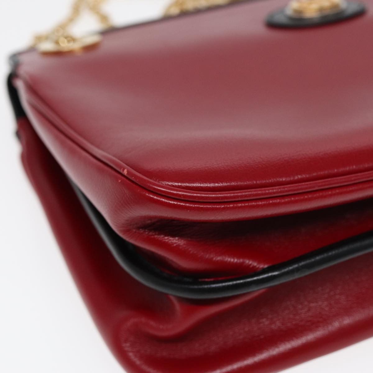 Gucci Marina Red Leather Shoulder Bag (Pre-Owned) Size ONE SIZE - 13 Thumbnail