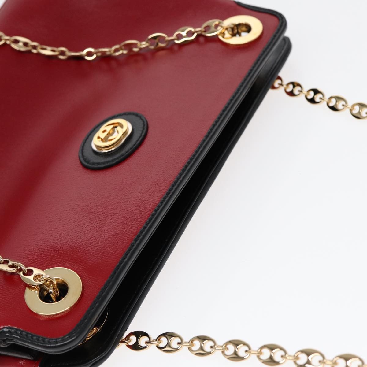 Gucci Marina Red Leather Shoulder Bag (Pre-Owned) Size ONE SIZE - 9 Thumbnail