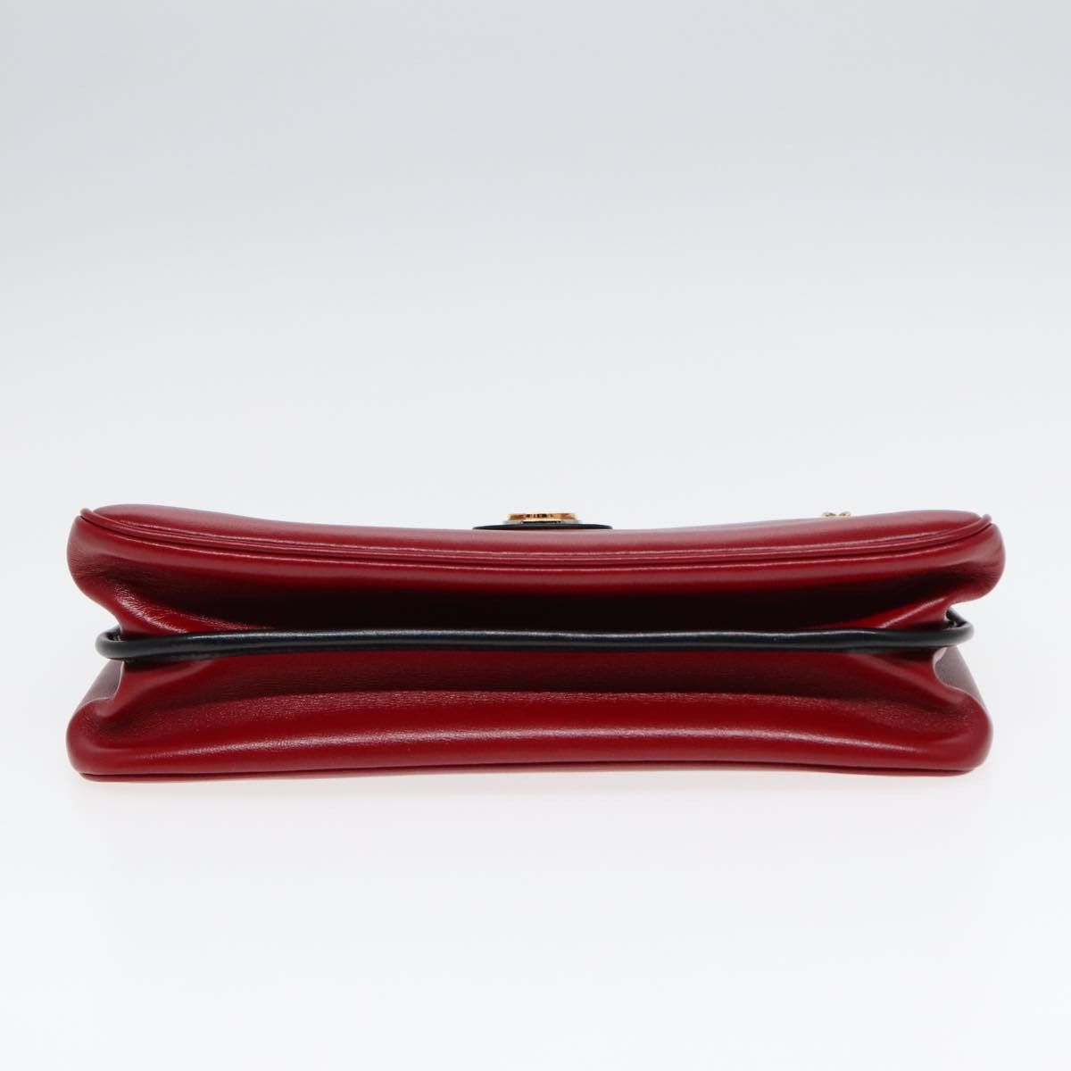Gucci Marina Red Leather Shoulder Bag (Pre-Owned) Size ONE SIZE - 3 Thumbnail