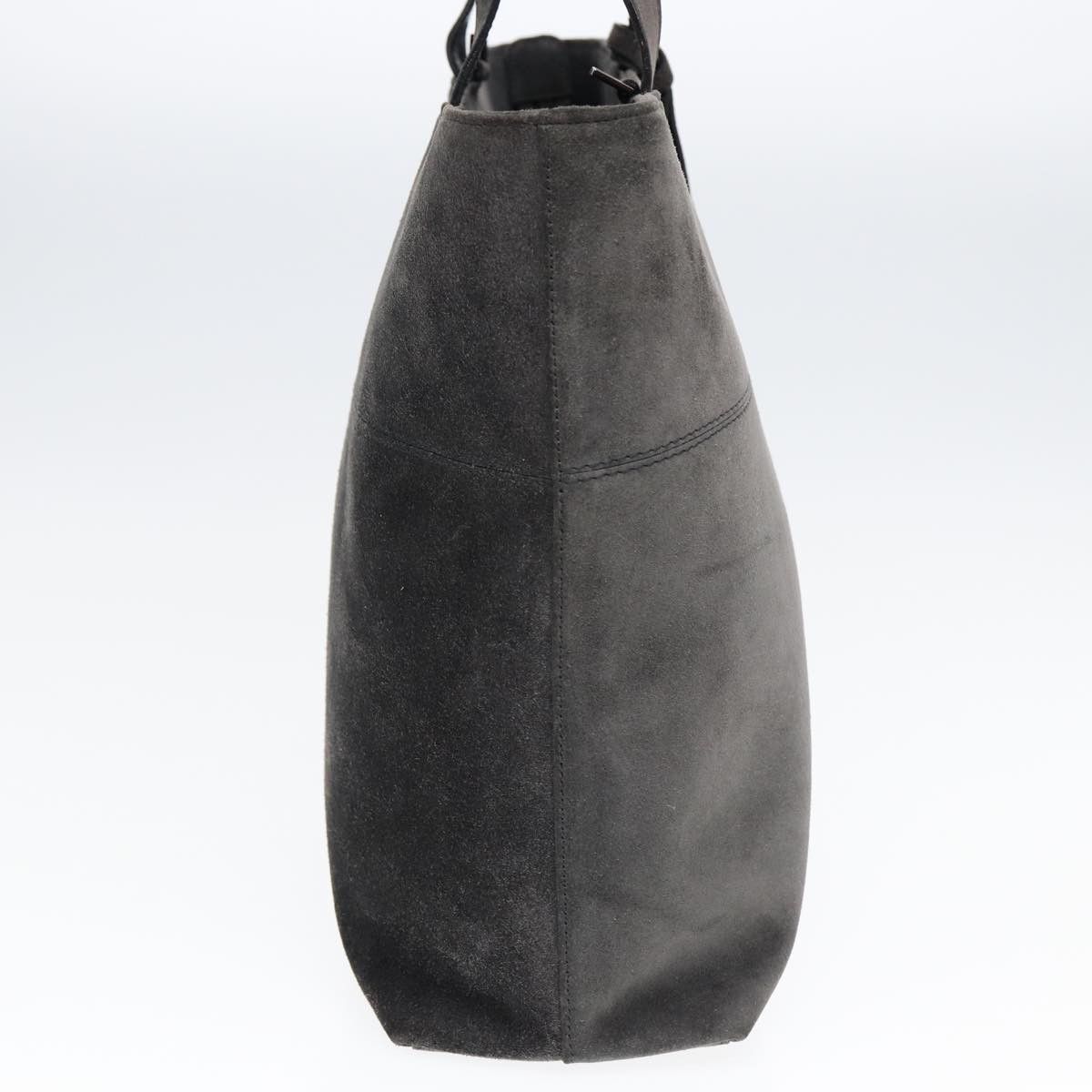 Gucci -- Grey Suede Handbag (Pre-Owned) Size ONE SIZE - 4 Thumbnail
