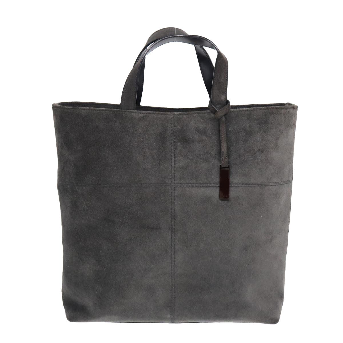 Gucci -- Grey Suede Handbag (Pre-Owned) Size ONE SIZE - 13 Thumbnail