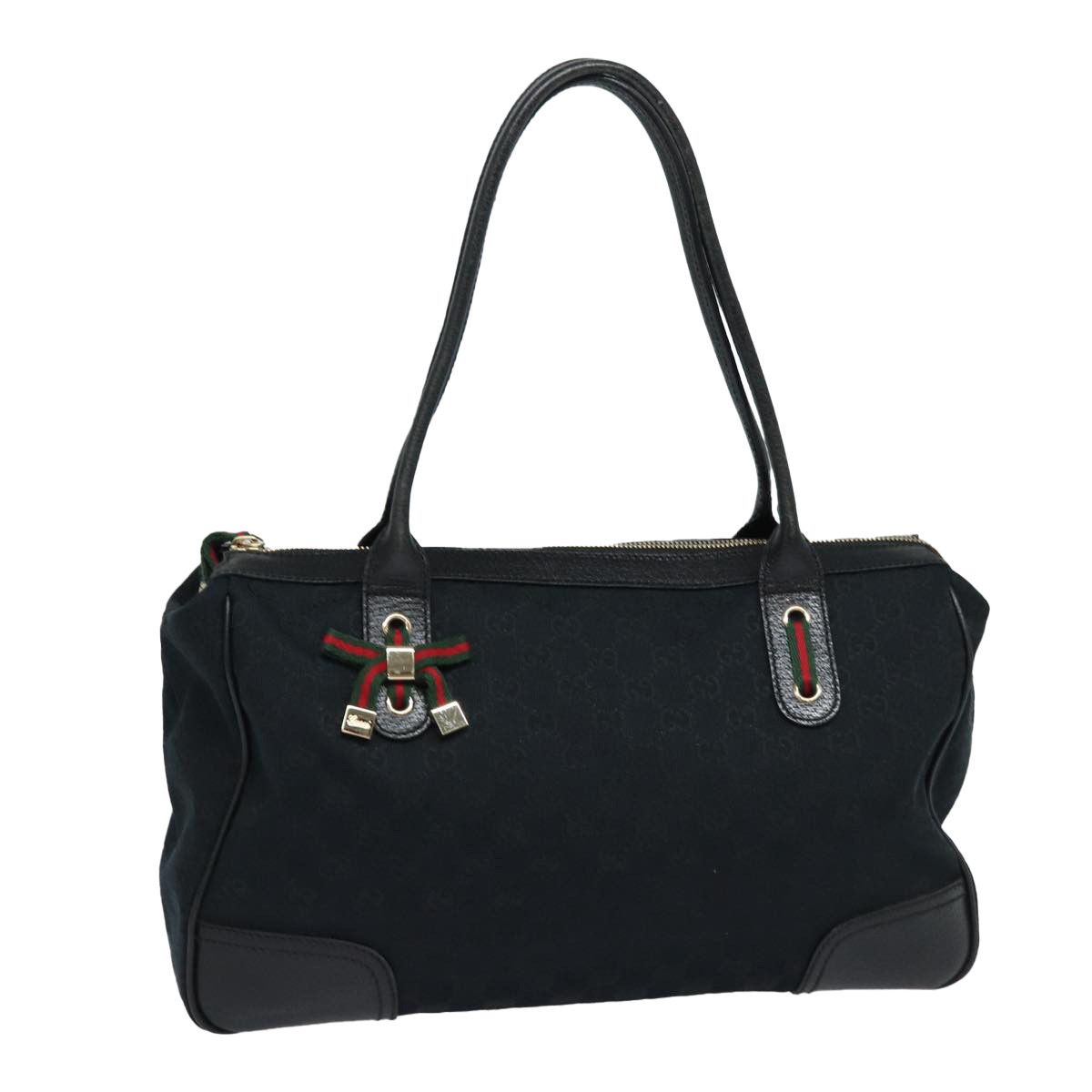 Gucci Ophidia Black Canvas Handbag (Pre-Owned) Size ONE SIZE - 15 Thumbnail