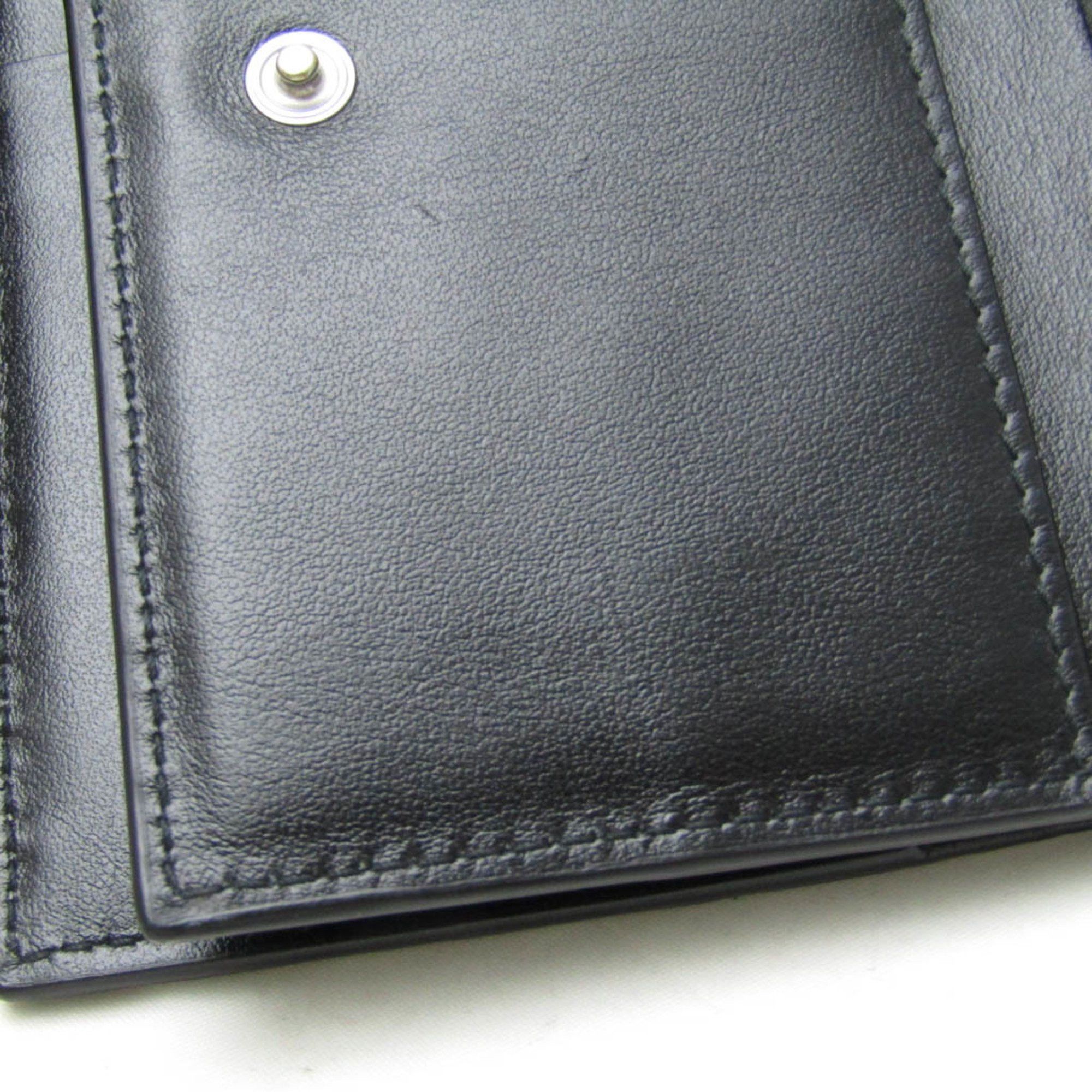 Bottega Veneta Intrecciato Black Leather Wallet (Pre-Owned) Size ONE SIZE - 10 Thumbnail