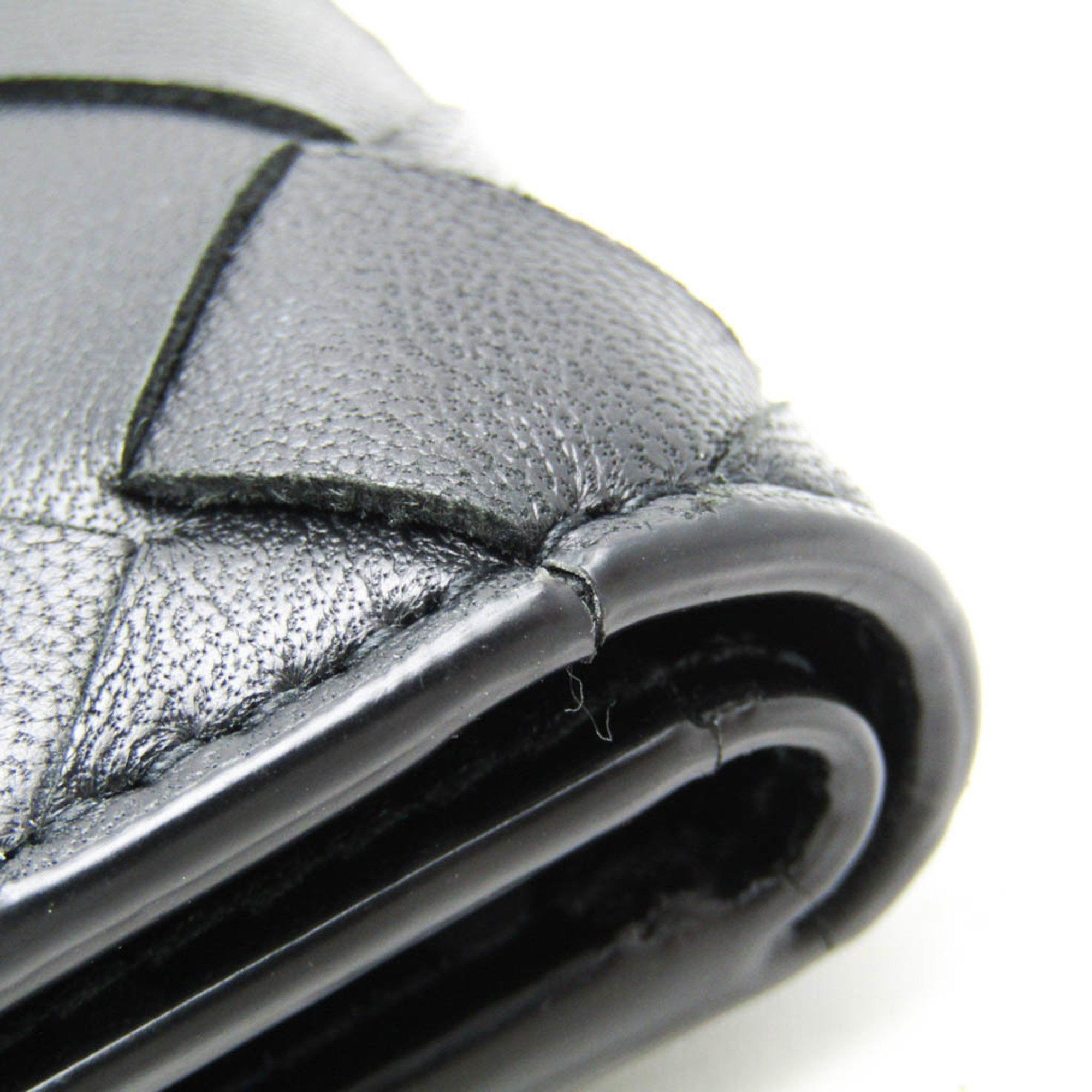 Bottega Veneta Intrecciato Black Leather Wallet (Pre-Owned) Size ONE SIZE - 9 Thumbnail