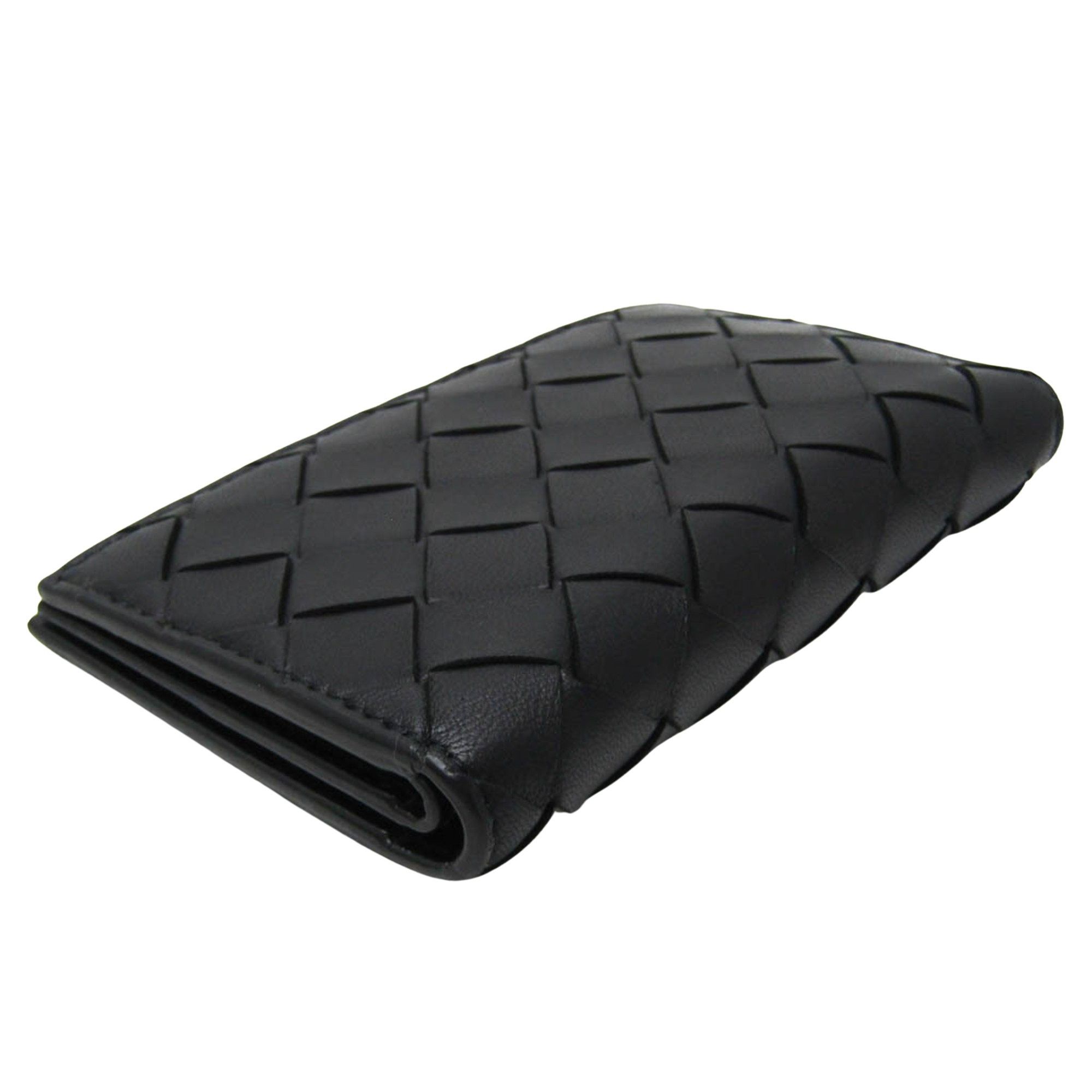 Bottega Veneta Intrecciato Black Leather Wallet (Pre-Owned) Size ONE SIZE - 2 Thumbnail