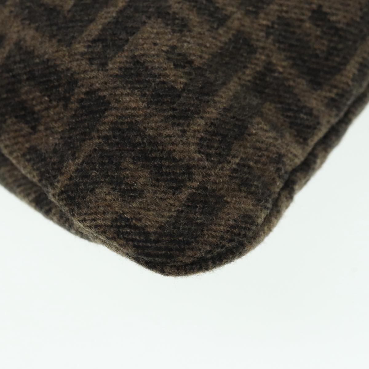 Fendi Zucca Brown Wool Tote Bag (Pre-Owned) Size ONE SIZE - 12 Thumbnail