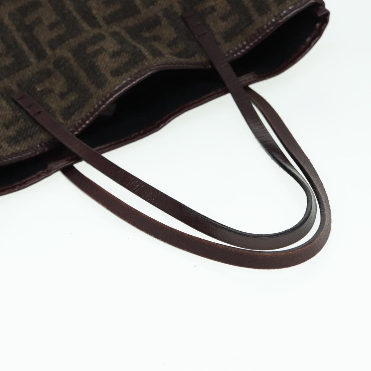 Fendi Zucca Brown Wool Tote Bag (Pre-Owned) Size ONE SIZE - 8 Thumbnail