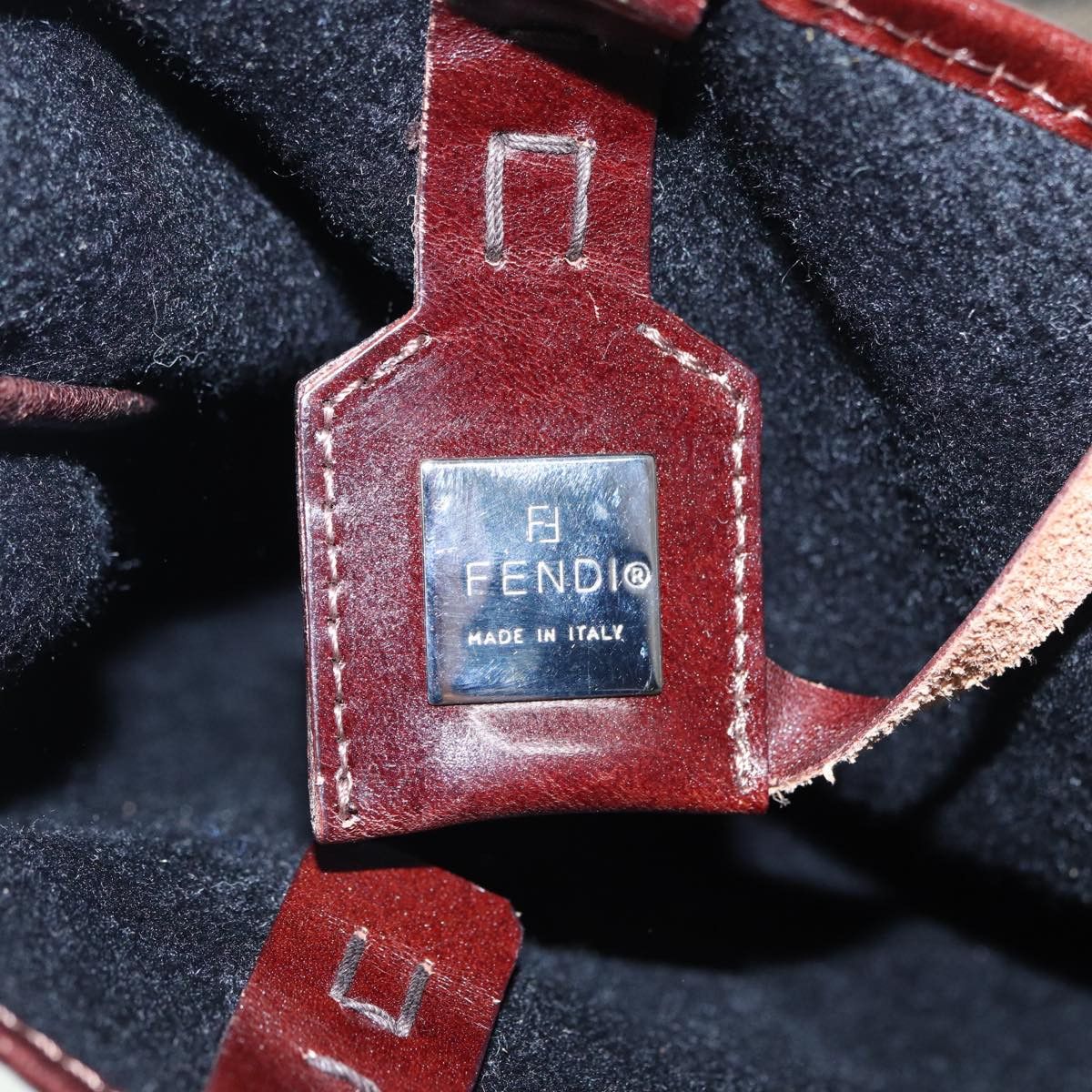 Fendi Zucca Brown Wool Tote Bag (Pre-Owned) Size ONE SIZE - 5 Thumbnail