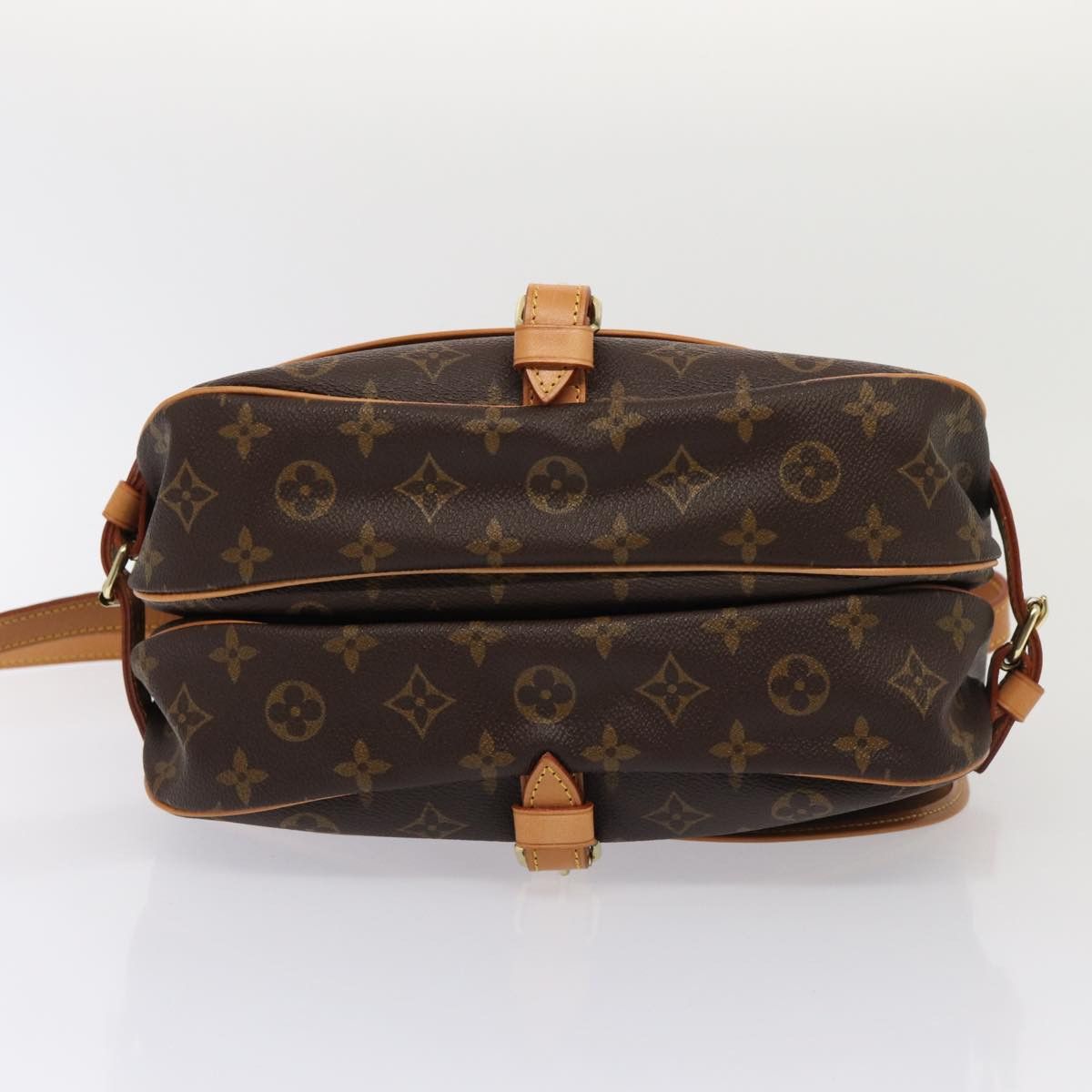 Louis Vuitton Saumur Brown Canvas Shoulder Bag (Pre-Owned) Size ONE SIZE - 3 Thumbnail