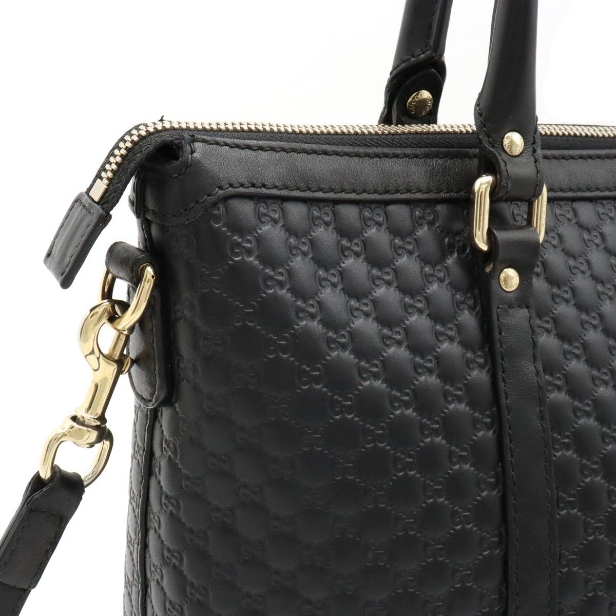 Gucci Gucci Gucci Leather Microguccissima 2WAY Tote Bag 449656 Leather Tote Bag 449656 in Great Condition Size ONE SIZE - 8 Thumbnail