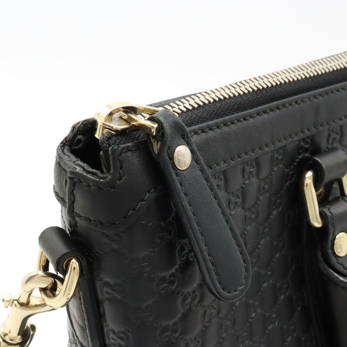 Gucci Gucci Gucci Leather Microguccissima 2WAY Tote Bag 449656 Leather Tote Bag 449656 in Great Condition Size ONE SIZE - 7 Thumbnail