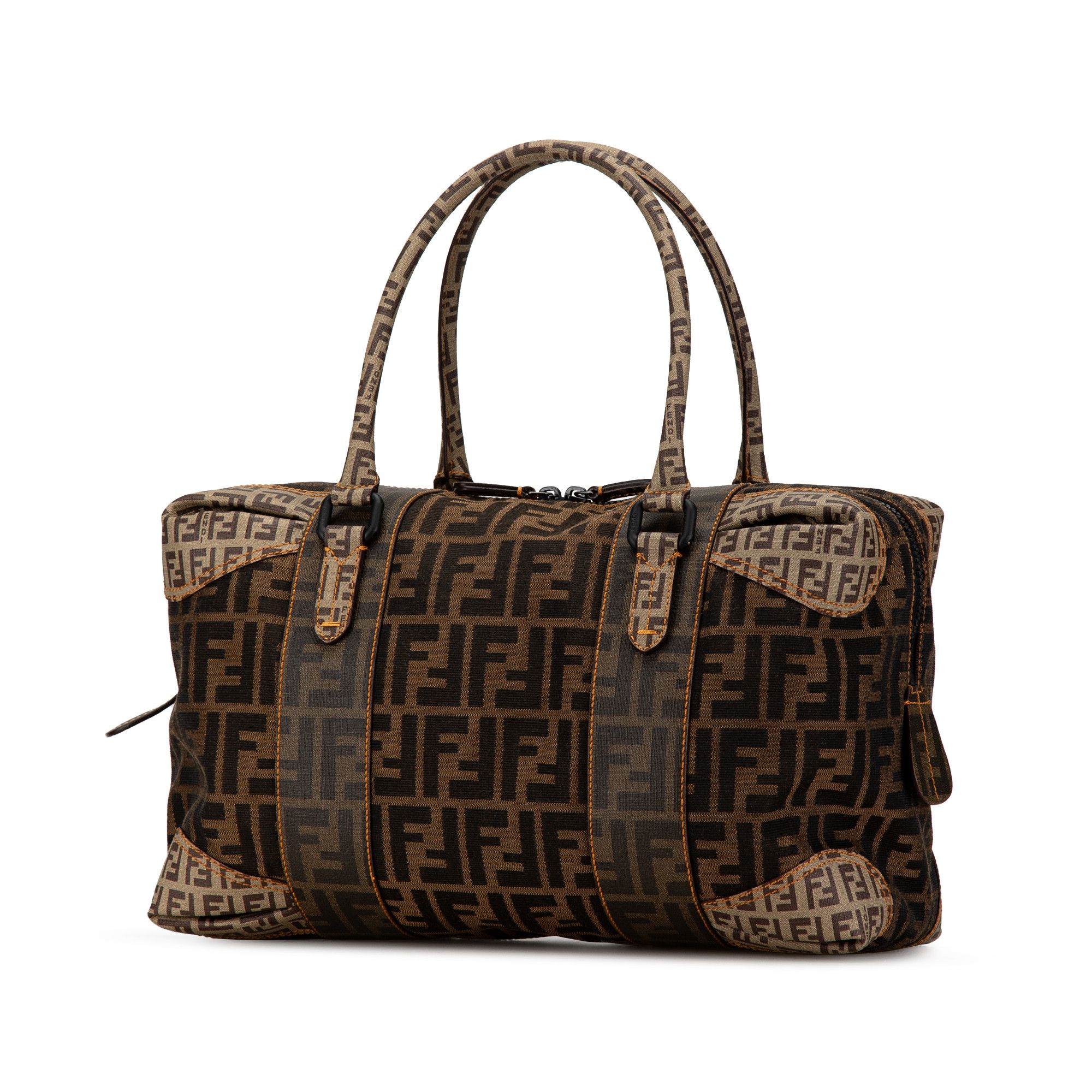 Fendi Fendi Zucca Zucchino Boston Bag Grailed