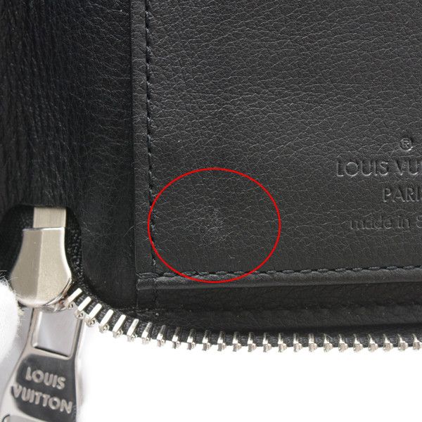 Louis Vuitton Louis Vuitton Louis Vuitton Men's Zippy Wallet Vertical Noir M58412 Leather Long Wallet M58412 in Great Condition Size ONE SIZE - 8 Thumbnail