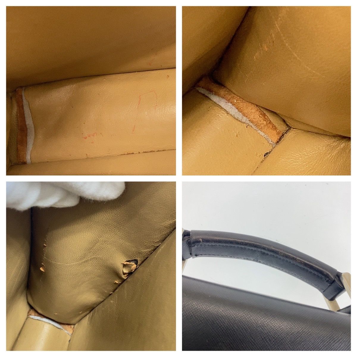 Prada Prada Prada Saffiano Leather Business Bag Briefcase 407235 Leather Business Bag 407235 in Very Good Condition Size ONE SIZE - 4 Thumbnail