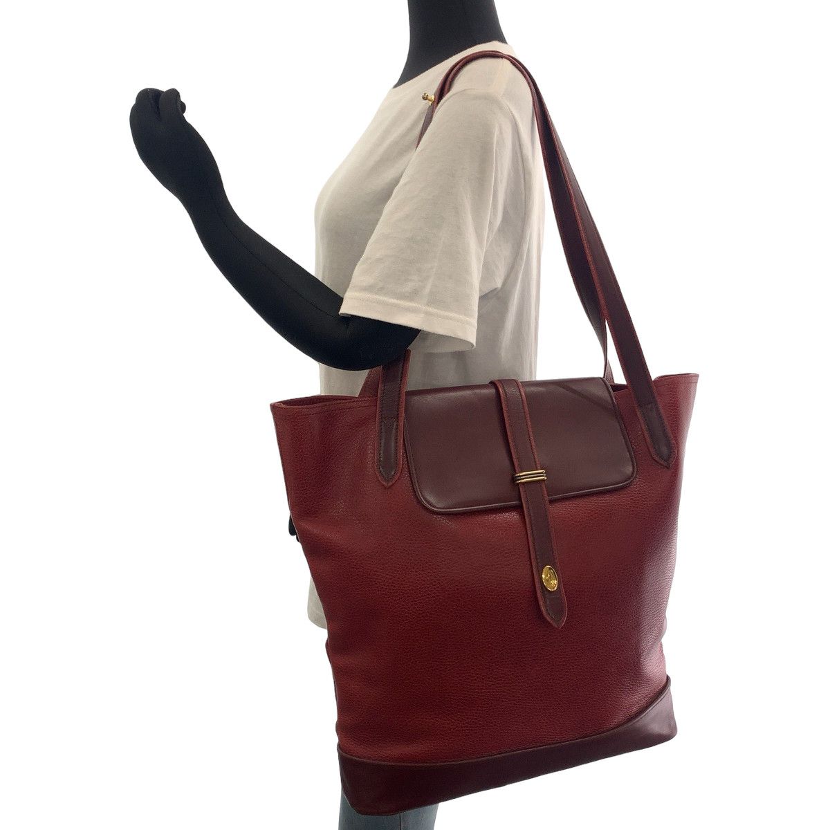 Cartier Cartier Cartier Must Trinity Leather Tote Bag 407527 Leather Tote Bag 407527 in Very Good Condition Size ONE SIZE - 7 Thumbnail