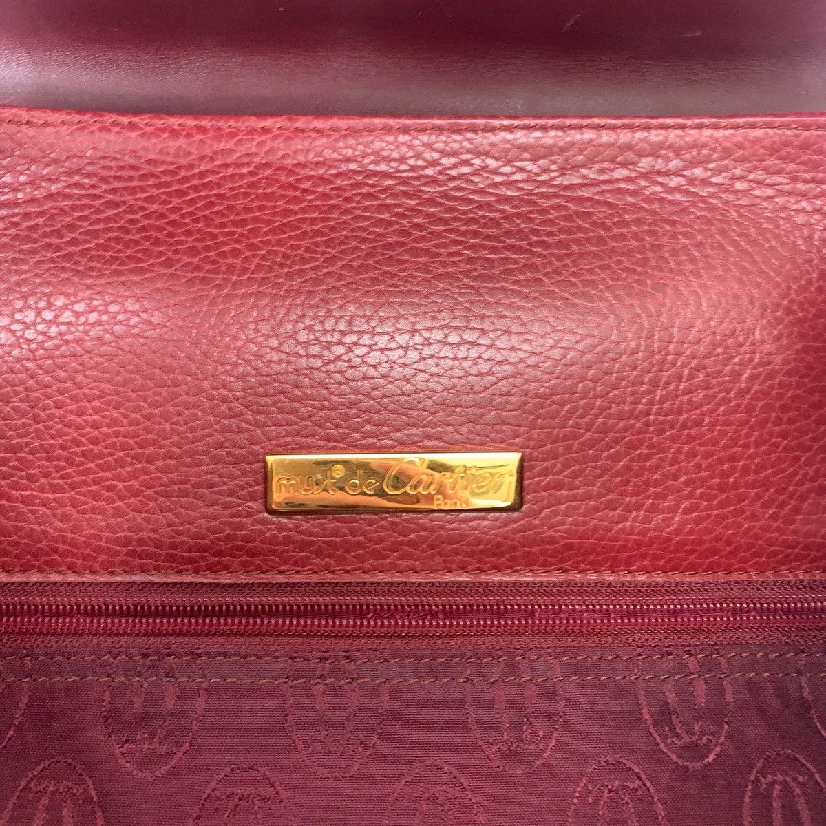 Cartier Cartier Cartier Must Trinity Leather Tote Bag 407527 Leather Tote Bag 407527 in Very Good Condition Size ONE SIZE - 4 Thumbnail