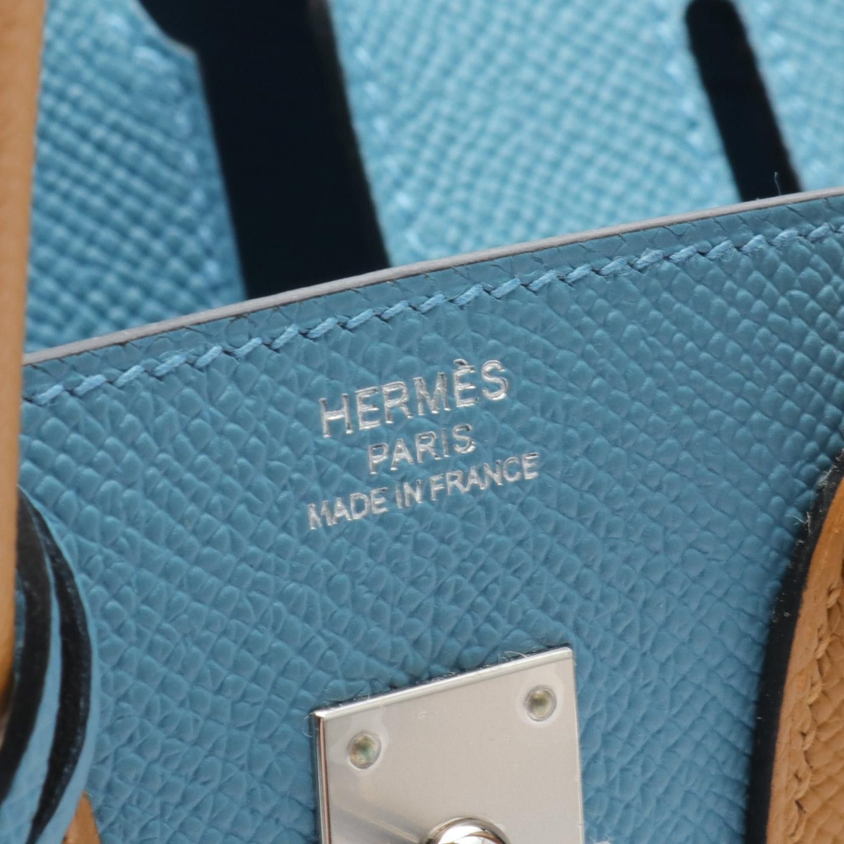 Hermes Hermes Courchevel Birkin 25 Leather Handbag in Excellent Condition Size ONE SIZE - 4 Thumbnail