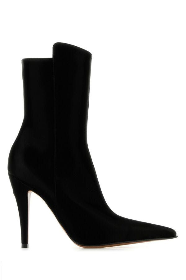 Alexander McQueen Black Fabric Birdee Ankle Boots Size US 9 / IT 39 - 3 Thumbnail