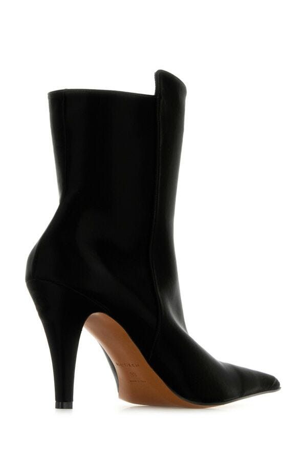 Alexander McQueen Black Fabric Birdee Ankle Boots Size US 10 / IT 40 - 5 Thumbnail