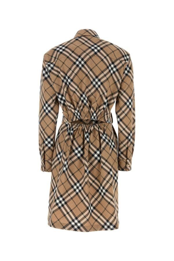 Burberry Embroidered Jersey Shirt Dress Size XS / US 0-2 / IT 36-38 - 4 Thumbnail