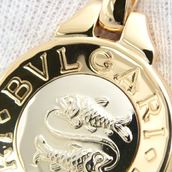 Bvlgari Bvlgari Bvlgari Horoscope Pisces Pendant 750YG×WG Gold Metal Pendant 75923 in Great Condition Size ONE SIZE - 6 Thumbnail