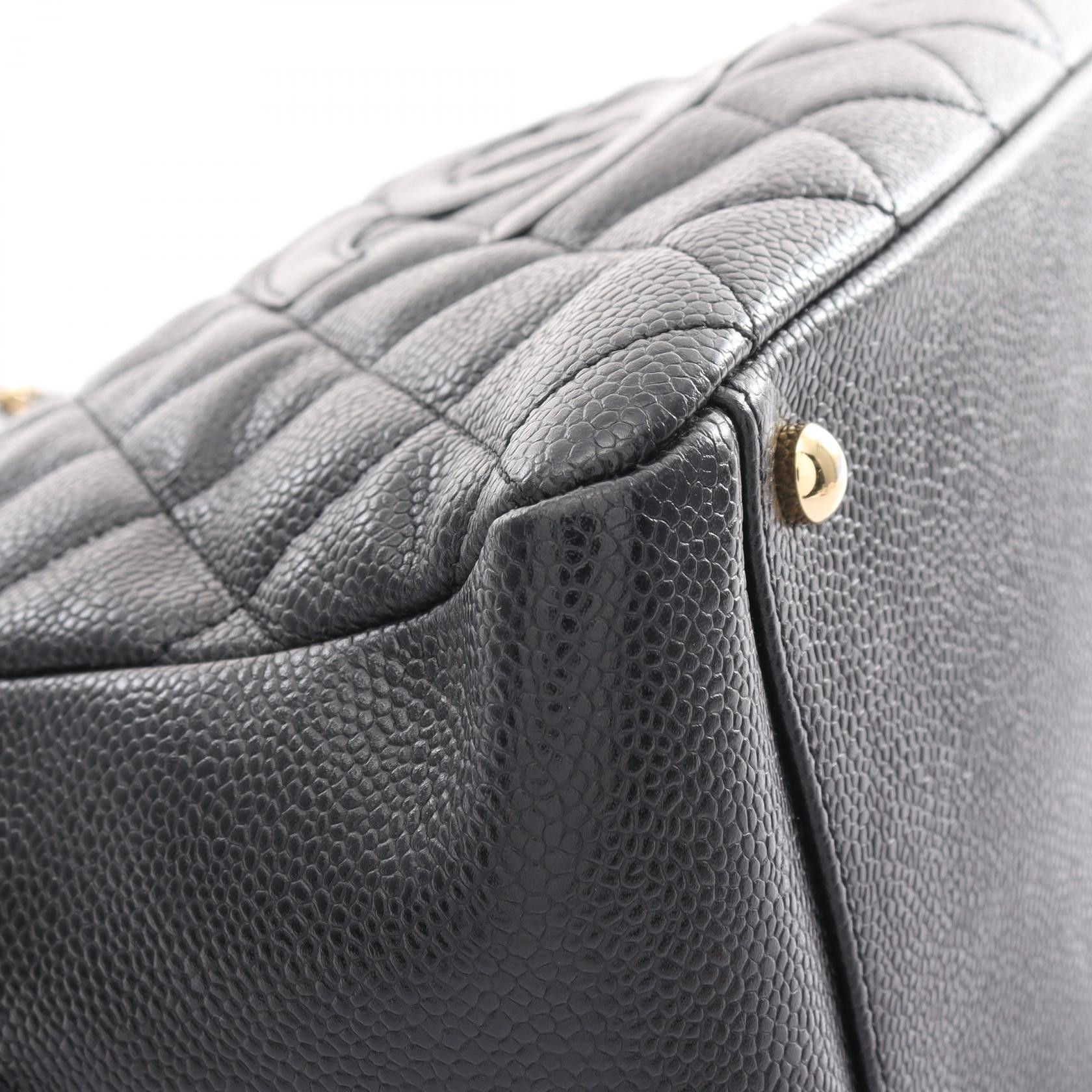 Chanel Chanel CC Caviar Matelasse Chain Shoulder Bag Leather Tote Bag A18004 in Great Condition Size ONE SIZE - 6 Thumbnail