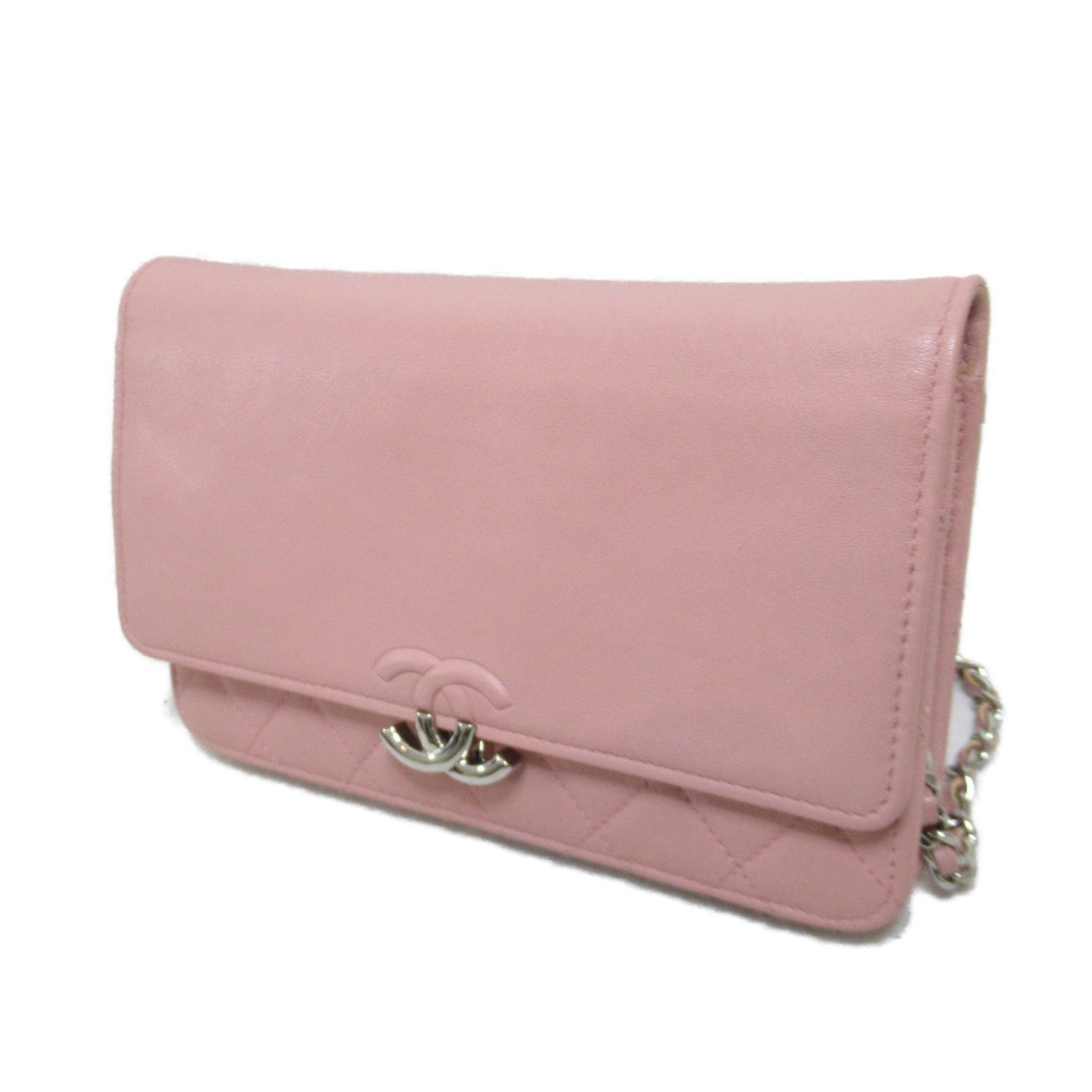 Chanel Chanel CC Flap Wallet on Chain Leather Shoulder Bag 25566661 in Very Good Condition Size ONE SIZE - 3 Thumbnail