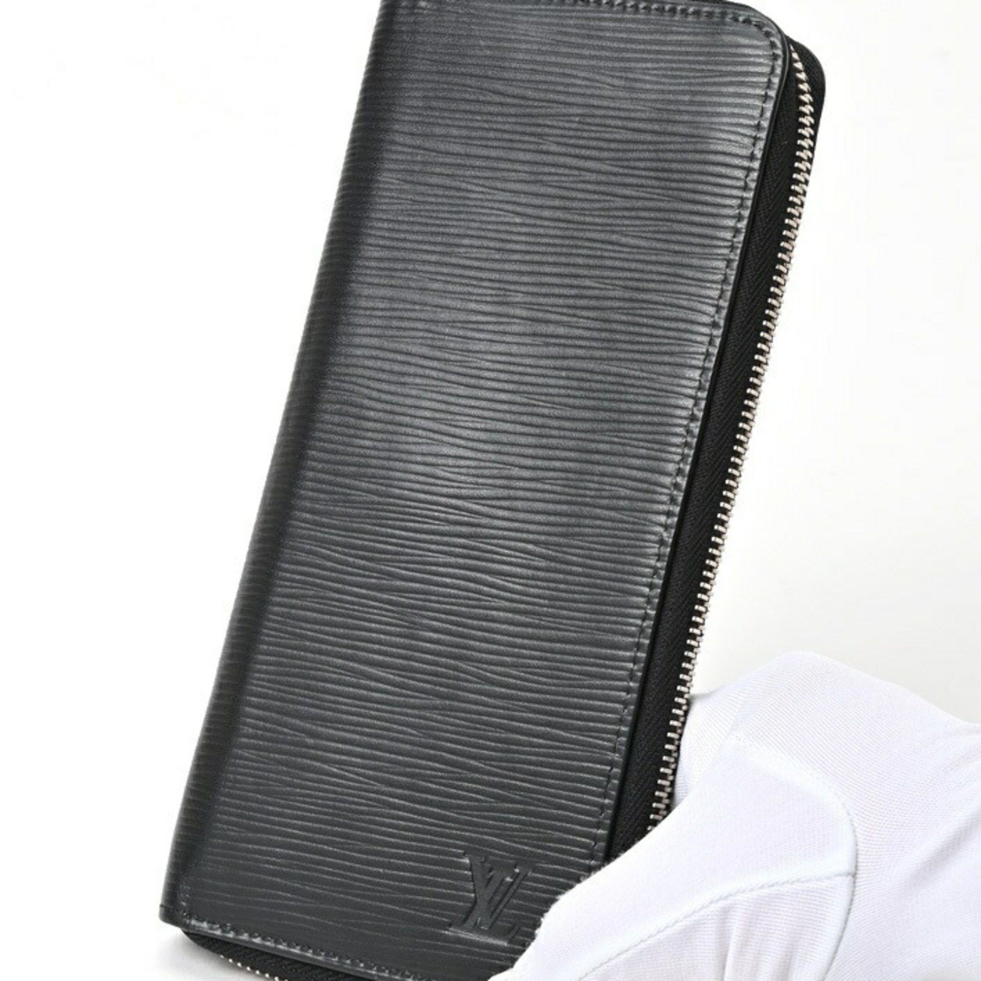 Louis Vuitton LOUIS VUITTON Zippy Wallet Vertical Round M60965 Epi Leather Noir (Black) S-156390 Size ONE SIZE - 4 Thumbnail