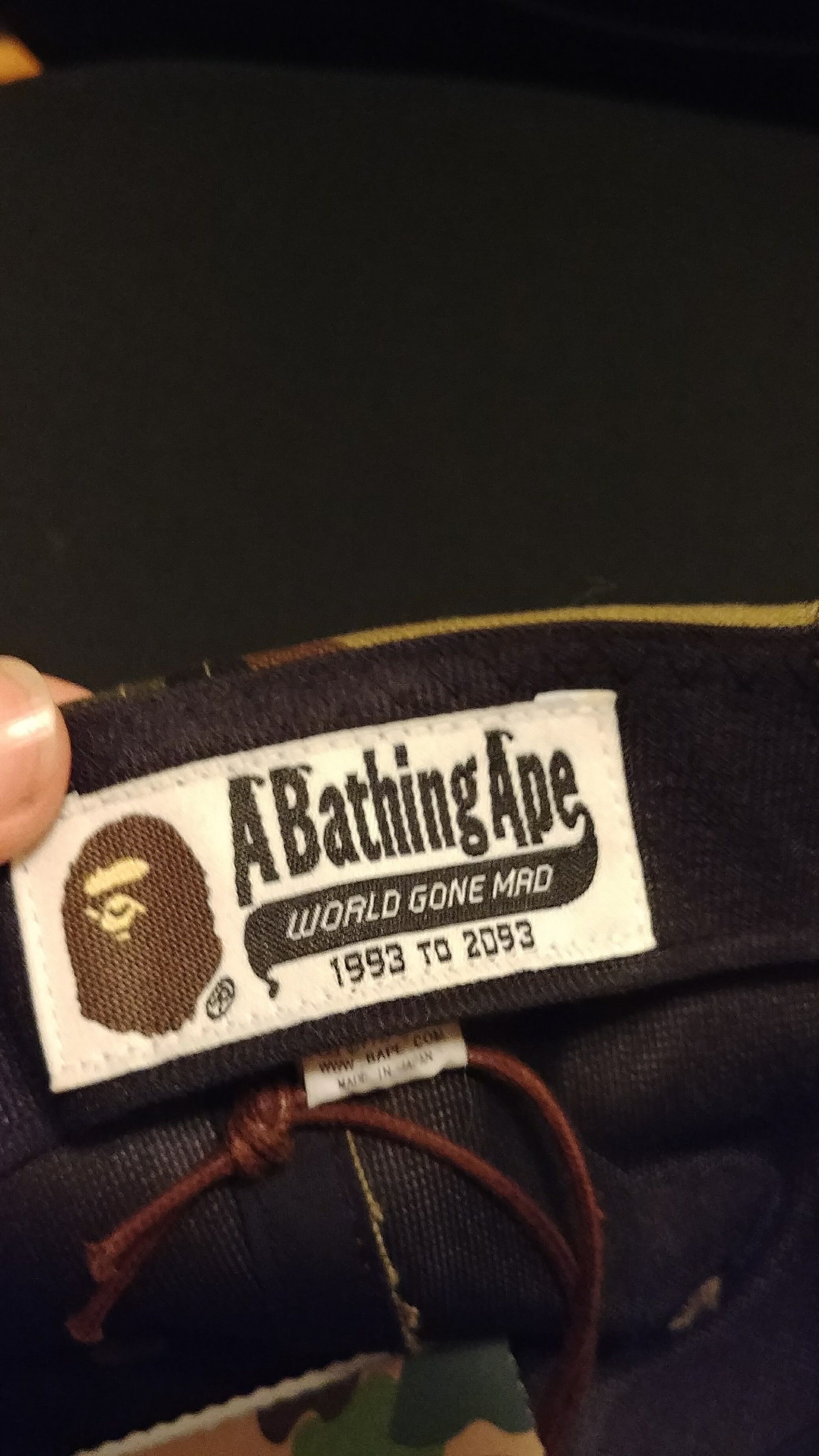 Bape A Bathing Ape Camo Snapback/Hat Size ONE SIZE - 3 Thumbnail