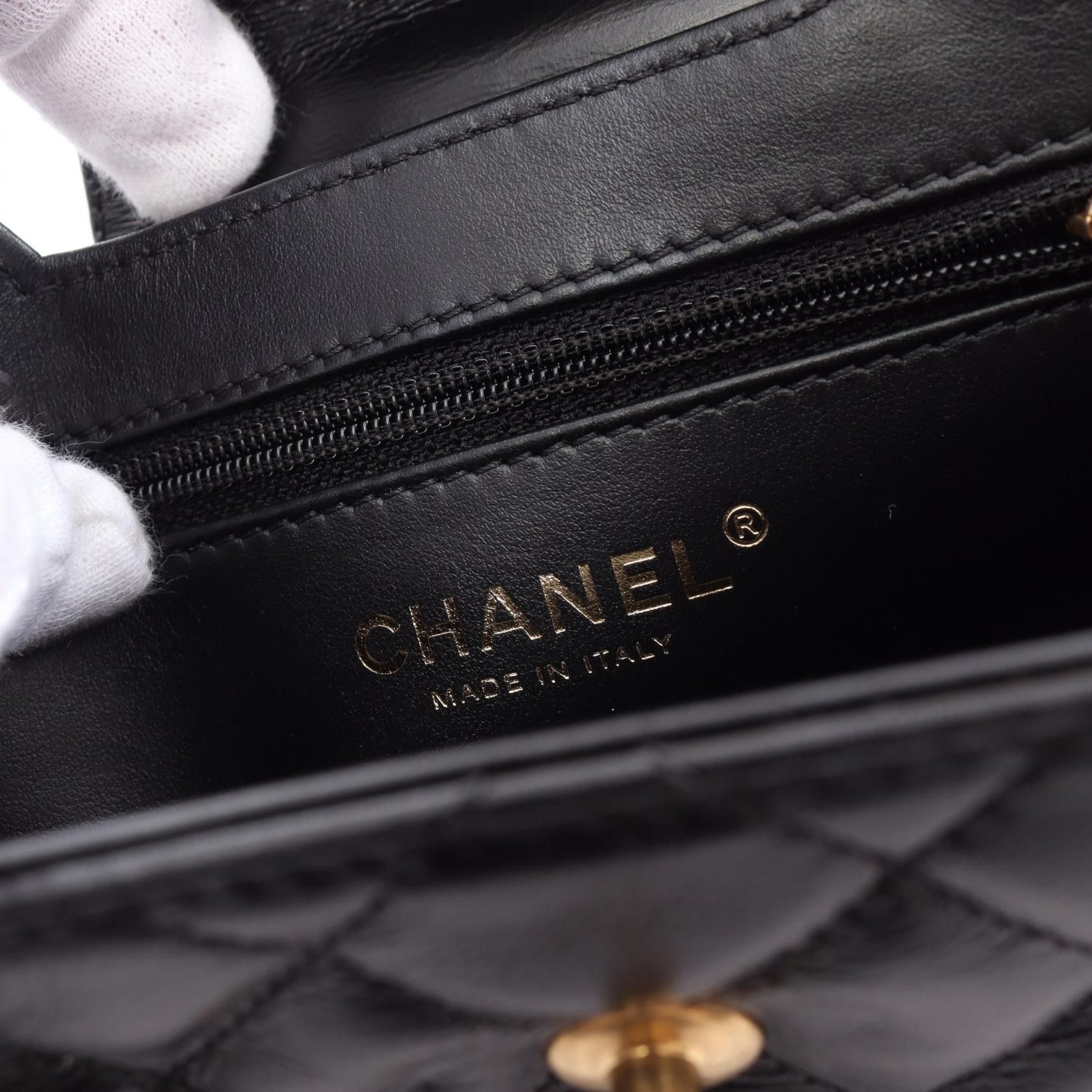 Chanel Chanel CC Quilted Leather Chain Top Handle Bag Leather Handbag AS4416 in Great Condition Size ONE SIZE - 4 Thumbnail