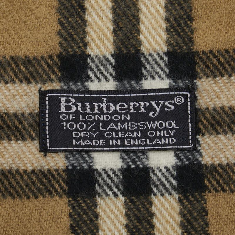 Burberry Burberry Burberry Nova Check Wool Scarf Canvas Scarf in Very Good Condition Size ONE SIZE - 3 Thumbnail
