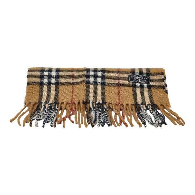Burberry Burberry Burberry Nova Check Wool Scarf Canvas Scarf in Very Good Condition Size ONE SIZE - 2 Thumbnail