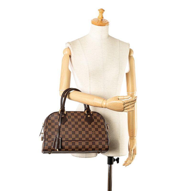 Louis Vuitton Louis Vuitton Louis Vuitton Damier Duomo Handbag N60008 Brown PVC Leather Canvas Handbag N60008 in Great Condition Size ONE SIZE - 10 Thumbnail