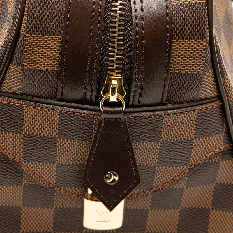 Louis Vuitton Louis Vuitton Louis Vuitton Damier Duomo Handbag N60008 Brown PVC Leather Canvas Handbag N60008 in Great Condition Size ONE SIZE - 5 Thumbnail