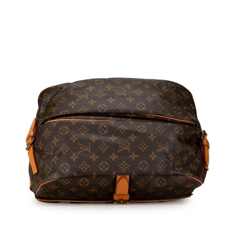 Louis Vuitton Louis Vuitton Louis Vuitton Monogram Saumur 35 Shoulder Bag M42254 Brown PVC Leather Canvas Crossbody Bag M42254 in Very Good Condition Size ONE SIZE - 4 Thumbnail