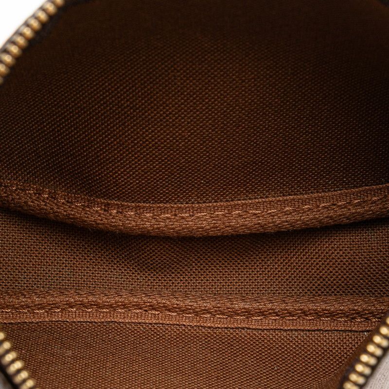 Louis Vuitton Louis Vuitton Louis Vuitton Monogram Mini Pochette Accessoires Brown PVC Leather M60245 Canvas Clutch Bag M60245 in Great Condition Size ONE SIZE - 6 Thumbnail