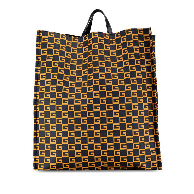 Gucci Gucci Gucci Square G GG Pattern Tote Bag PVC Leather Plastic Tote Bag 484690 in Great Condition Size ONE SIZE - 3 Thumbnail