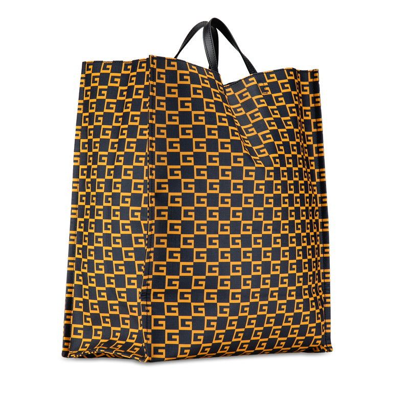 Gucci Gucci Gucci Square G GG Pattern Tote Bag PVC Leather Plastic Tote Bag 484690 in Great Condition Size ONE SIZE - 2 Thumbnail