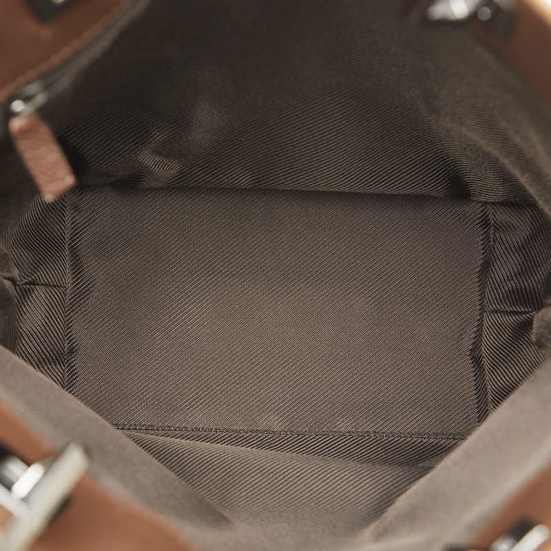 Gucci Gucci Gucci GG Canvas Leather Handbag Tote 31244 Canvas Tote Bag 31244 in Very Good Condition Size ONE SIZE - 7 Thumbnail