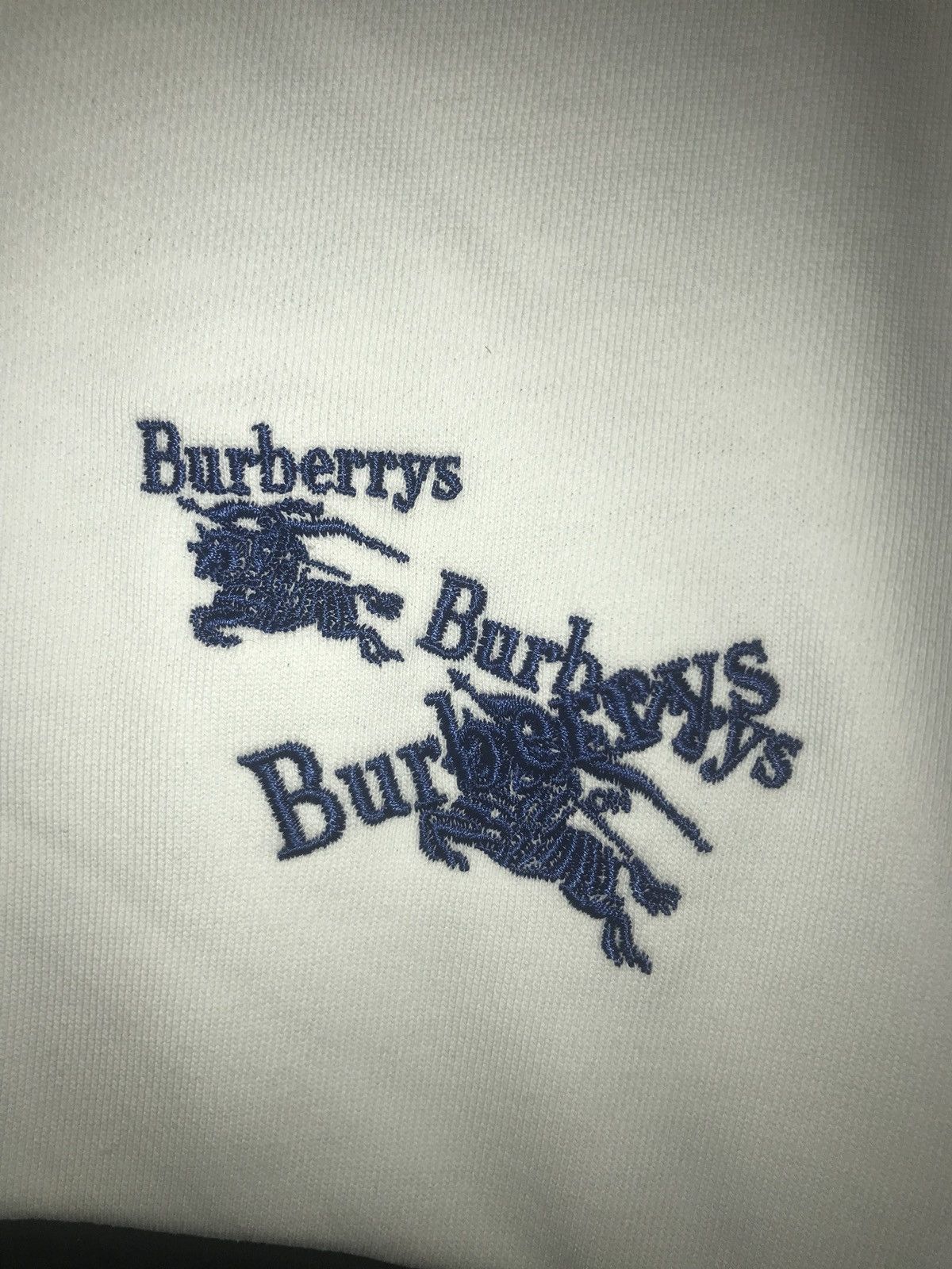 Burberry archive logo panelled cotton sweatshirt hotsell