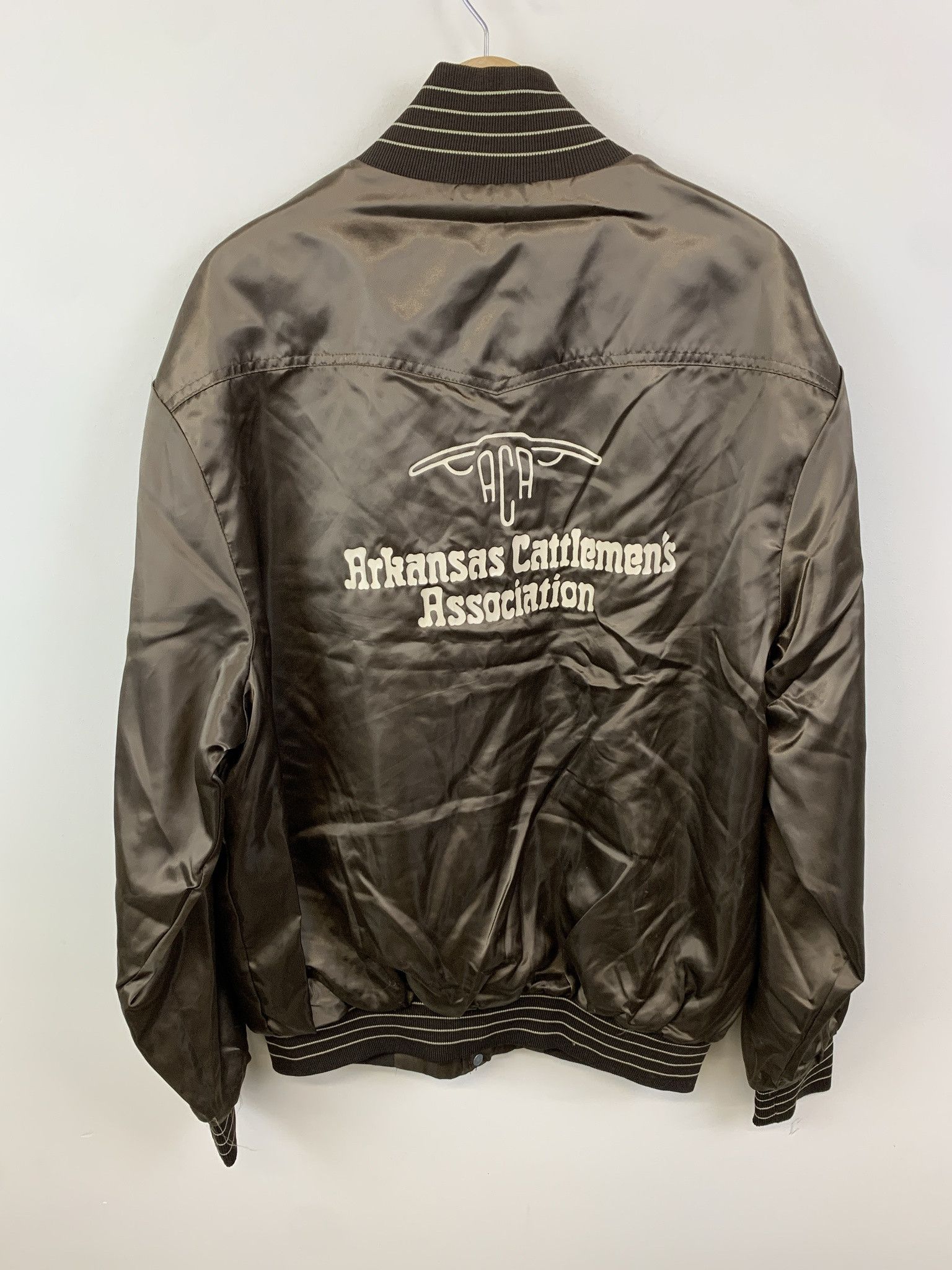 Vintage Vintage 1990s Western Windbreaker Arkansas Cattle Association Windbreaker Size XXL Size US XXL / EU 58 / 5 - 3 Thumbnail
