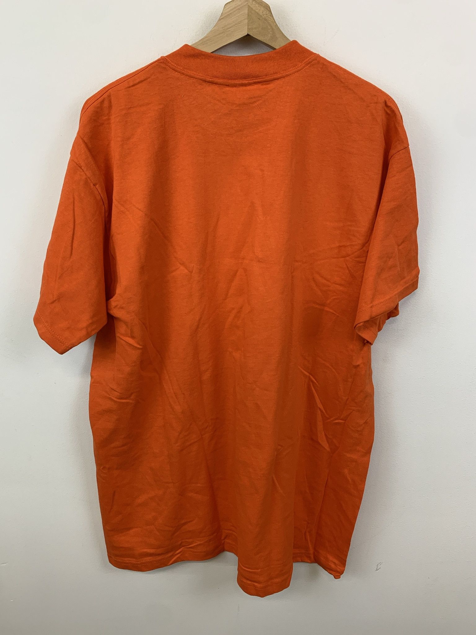 Vintage Vintage Orange Pocket Tee Deadstock Dickies Orange Blank Tee Size XL Size US XL / EU 56 / 4 - 3 Thumbnail